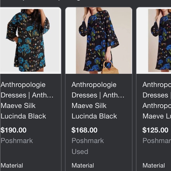 A silk tunic dress from anthropology😍 - Picture 8 of 8